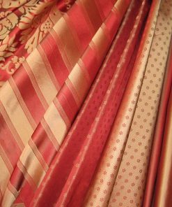 Mendip Silk Damask Range - Reds