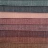 Trabeth Monza, (Top to Bottom): Teal, Denim, Blush, Raspberry, Heather, Grape, Spice, Rust