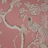 Pasaya, Modern Oriental, MO02 wallcovering, Pink Paradise