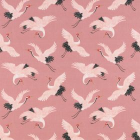 Oriental Bird Blossom Fabric