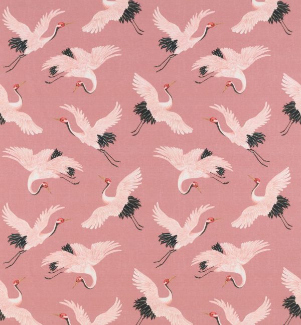 Oriental Bird Blossom Fabric