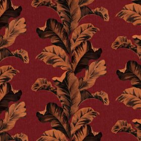 Oriental Leaves Red