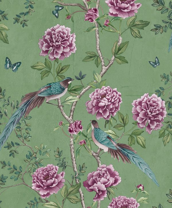Vintage Chinoiserie Jade