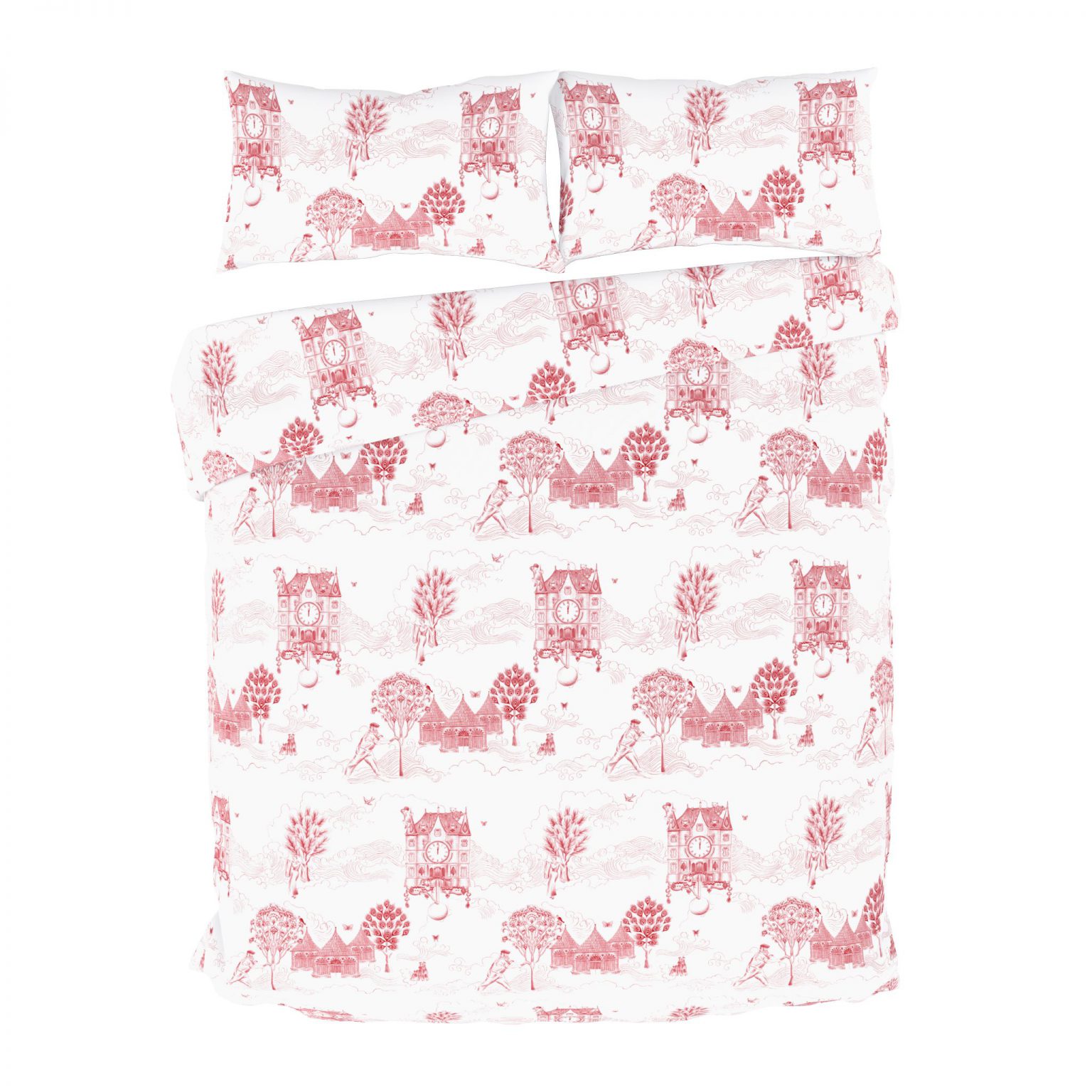 Toile du Chateau Rouge reverse bedding