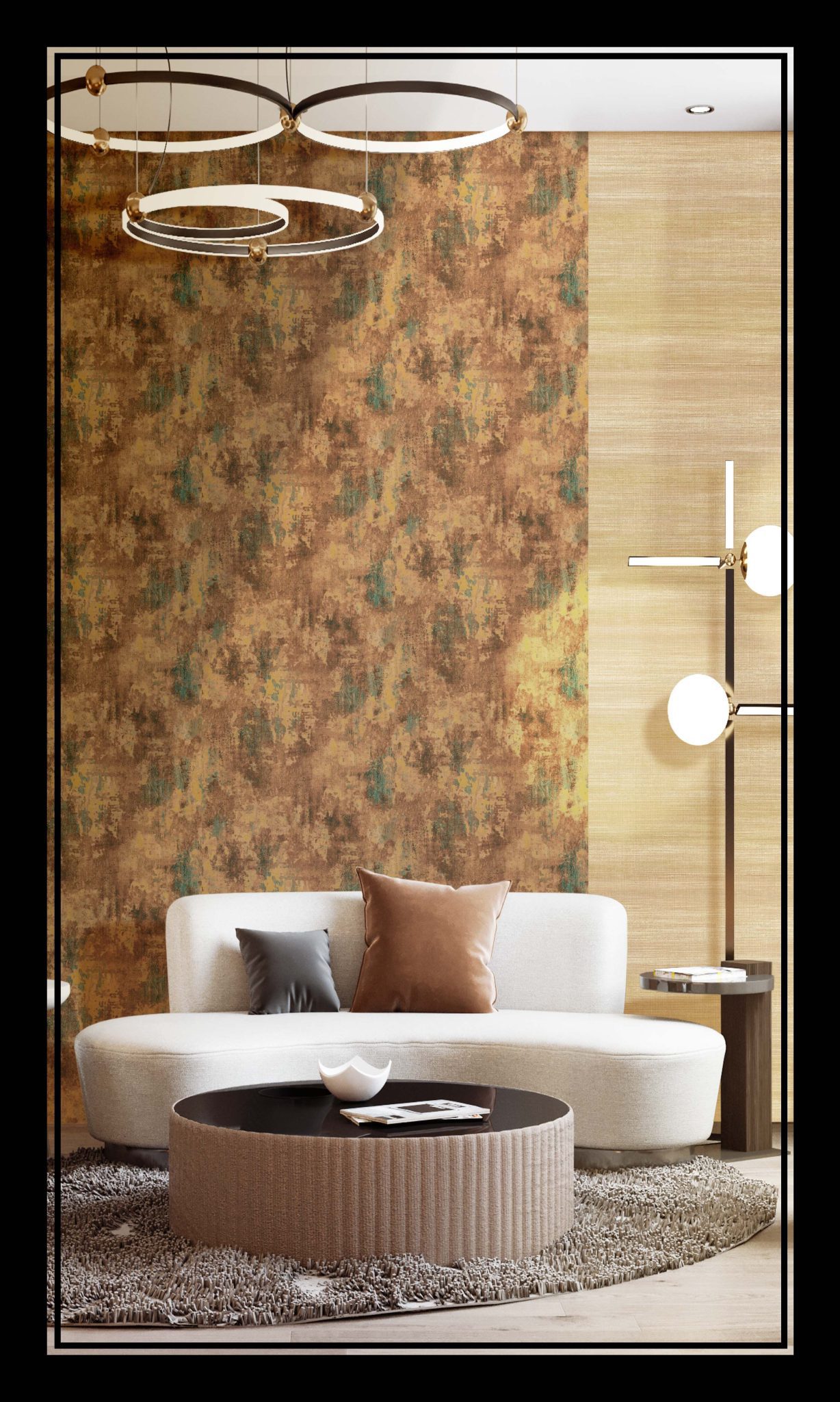 CROMIE, Parato Wallpaper Trabeth Textiles